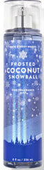 Bath & Body Works Frosted Coconut Snowball body mist bottle for daily wear and subtle fragrance.