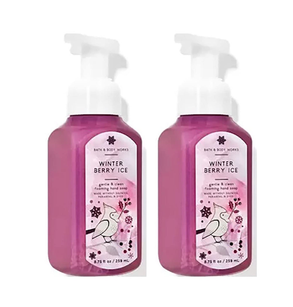 Bath and Body Works Winterberry Ice hand soap bottle 2-pack for refreshing cleansing