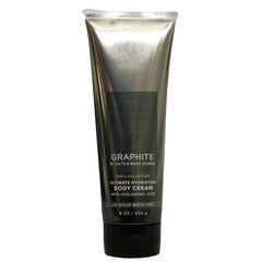 Bath and Body Works Graphite gift set with two body creams for versatile gifting.