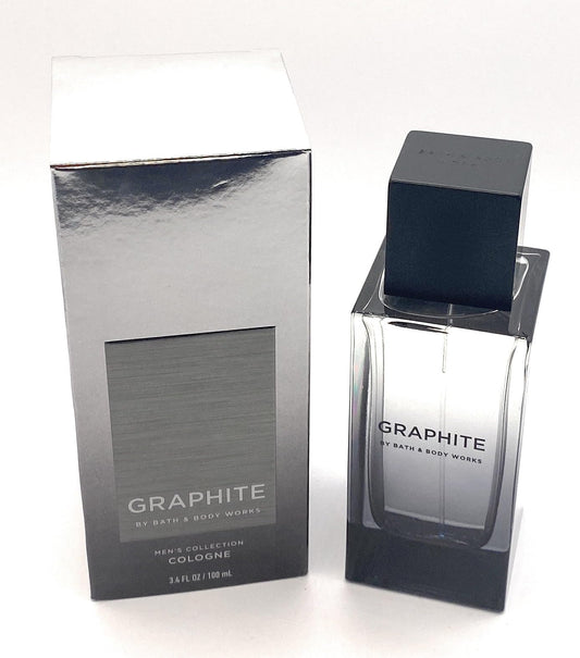 Bath & Body Works Graphite bottle front view, compact 3.4 oz spray for everyday wear.