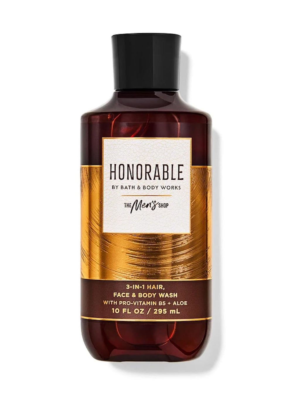 Bath and Body Works Honorable 3-in-1 wash cleanses hair, face, and body for a refreshing feel.
