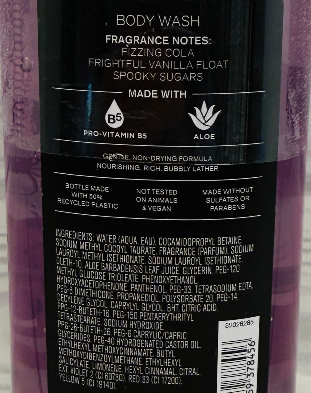 Bath & Body Works I Scream Float Wash Gel scent notes highlight a dessert-inspired aroma for daily rituals.