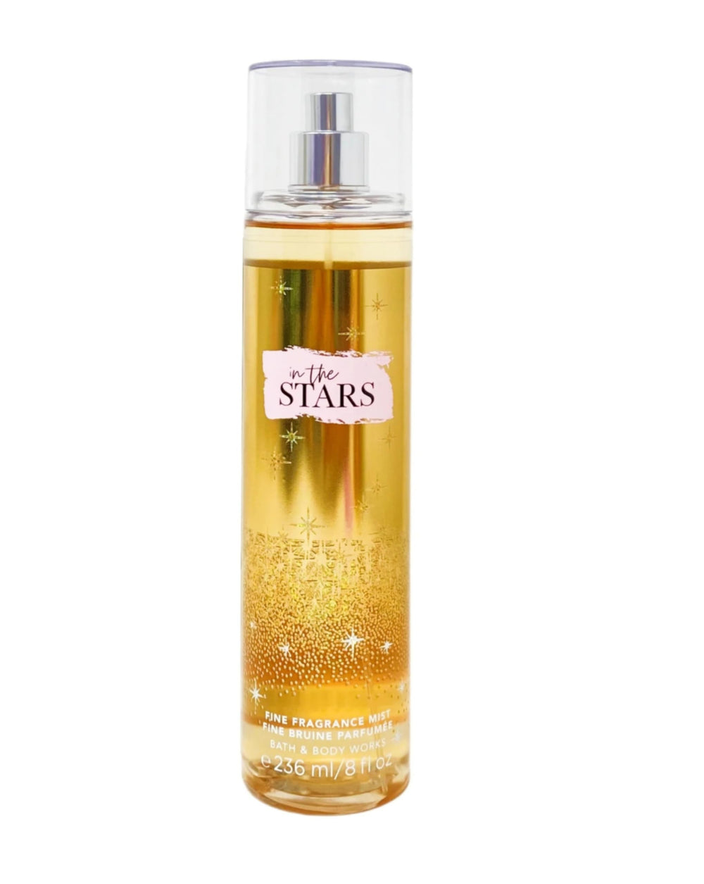 Bath & Body Works In The Stars bottle pour for radiant daily spritzing