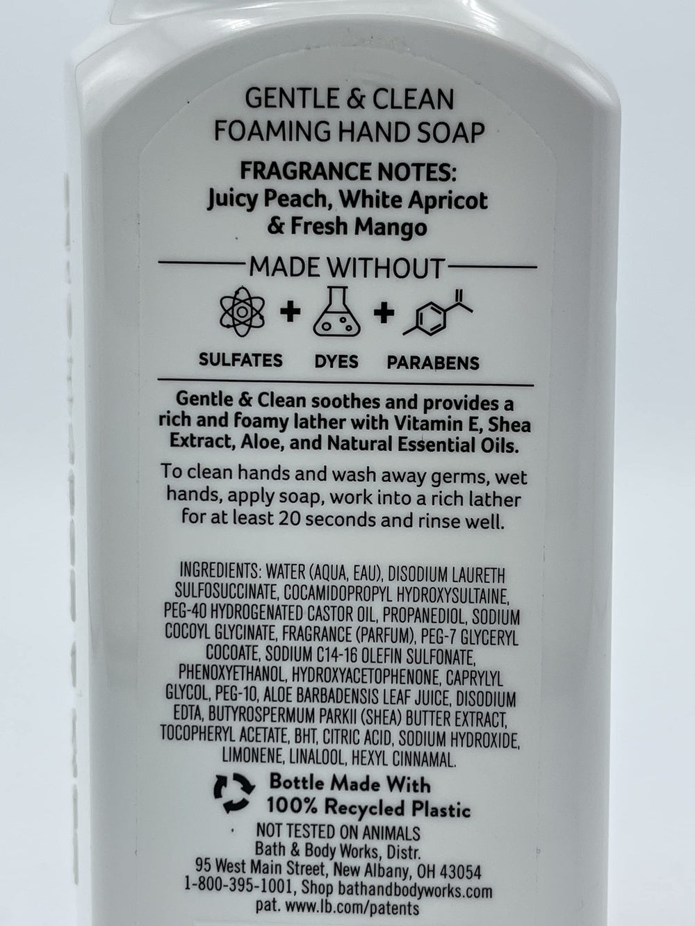 Bath & Body Works Kitchen Favorites Japanese Cherry Blossom bottle with floral scent for daily handwashing.