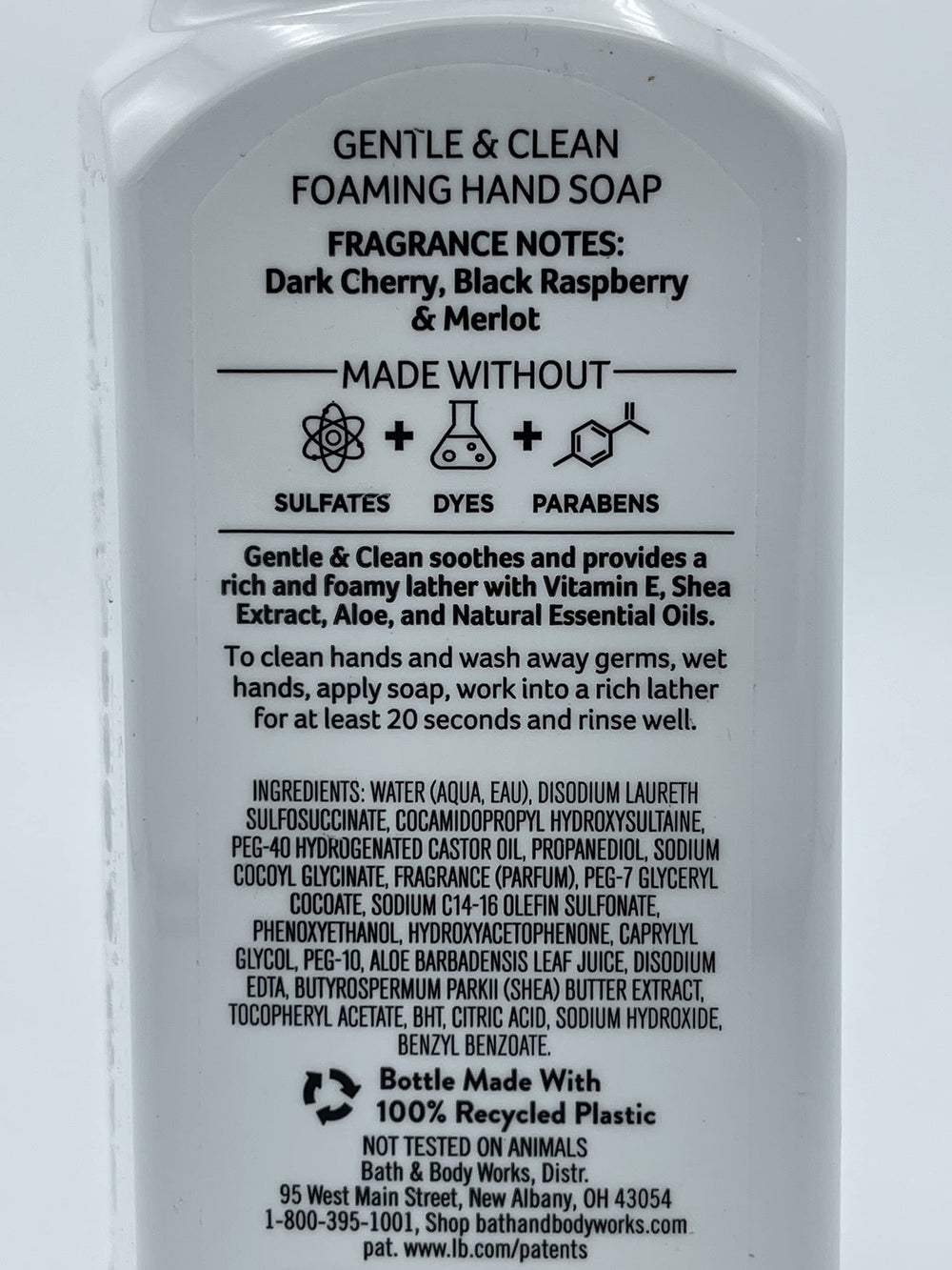 Bath & Body Works Kitchen Favorites Warm Vanilla Sugar bottle with comforting vanilla fragrance for daily use.
