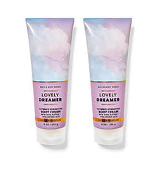Bath & Body Works Lovely Dreamer Ultra Shea Body Cream bottle offers long-lasting hydration for soft skin.