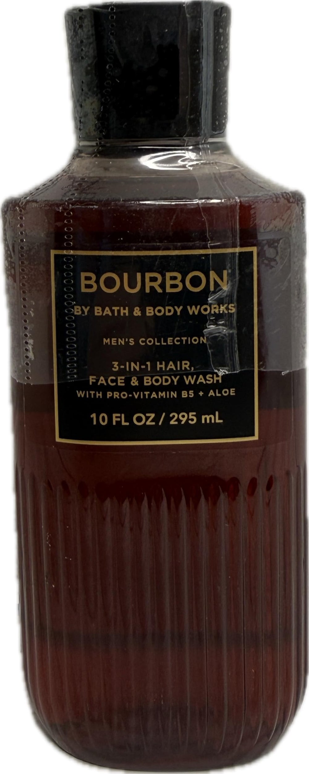 Bath & Body Works Men's Bourbon 3-in-1 bottle front view for versatile cleansing
