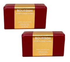 Bath and Body Works Bourbon cleansing bar 2-pack offering a rich lather and bold scent.