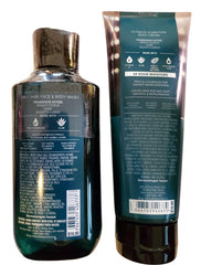 Bath and Body Works Men's Football Season 3-in-1 wash label highlights clean, convenient multi-use.