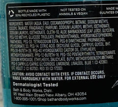Bath & Body Works Men's Ocean bar soap highlights hydrating cleansing for skin and scent