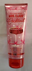 Close-up of creamy texture from Bath & Body Works Mrs Claus Hydration cream.