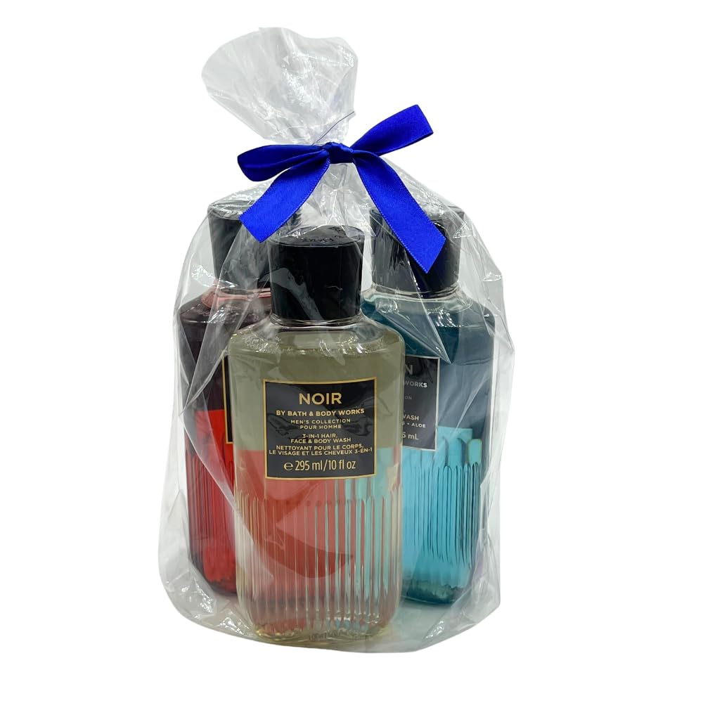 Bath & Body Works Noir 3-in-1 wash bottle—mysterious, versatile cleanse for hair, face, and body.