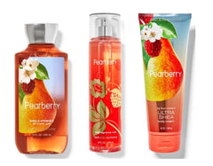 Bath & Body Works Pearberry 3pc bundle packshot highlights vibrant packaging ideal for gifting.