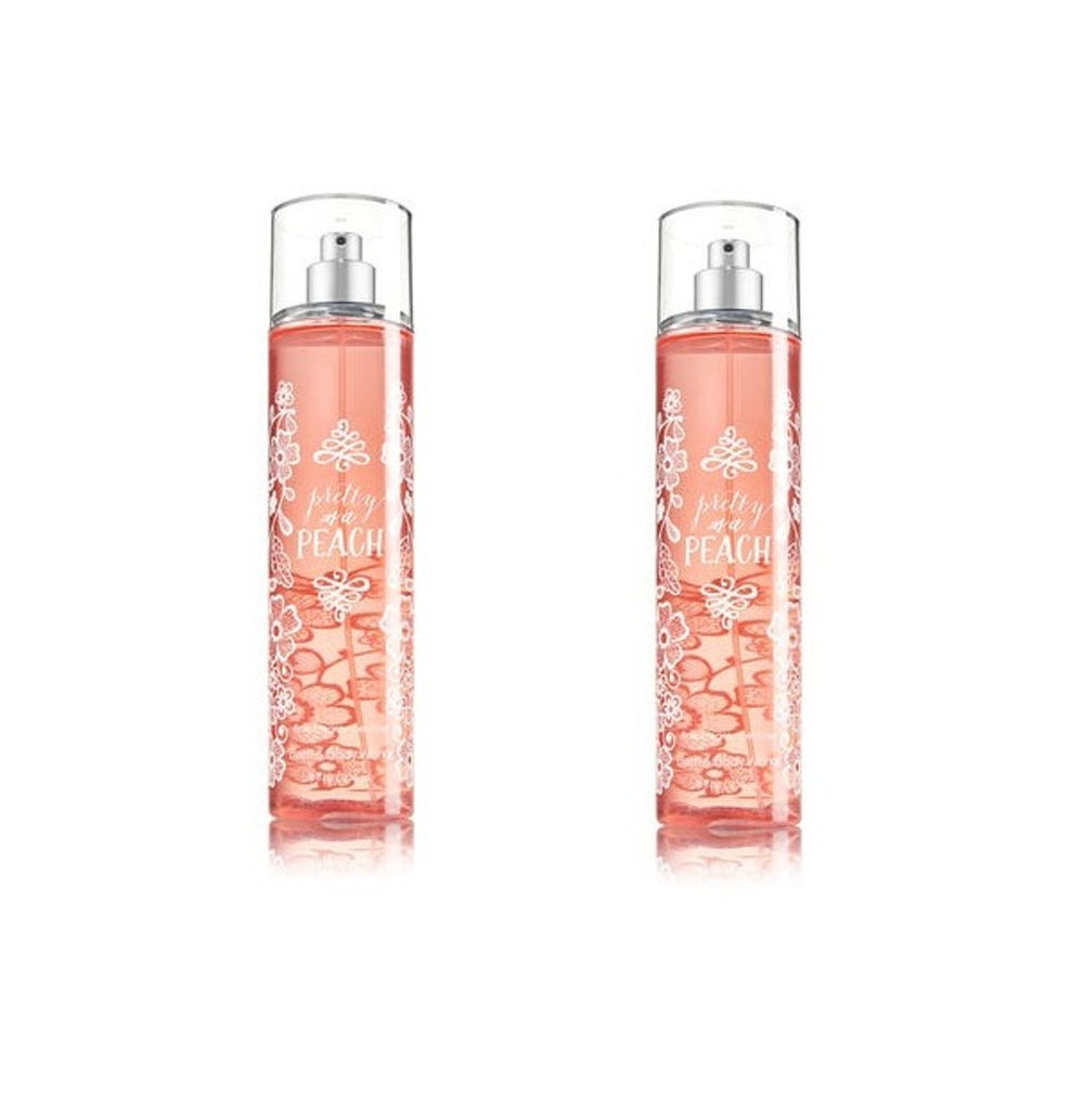Bath & Body Works Pretty As Peach Fine Fragrance Mist bottle for peachy refresh