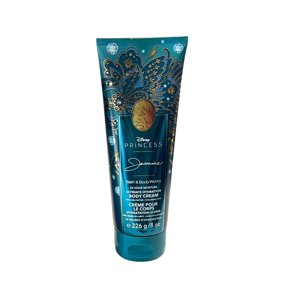Holiday-ready packaging for Princess Jasmine collection with blue accents
