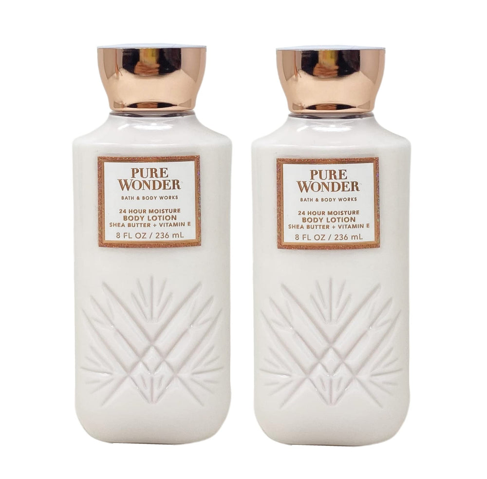 Bath & Body Works Pure Wonder two-pack bottle foreground highlights daily nourishment.