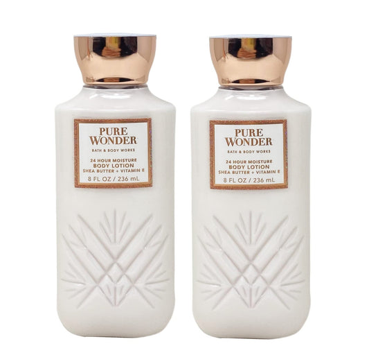 Bath & Body Works Pure Wonder two-pack bottle foreground highlights daily nourishment.