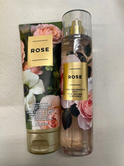 Bath & Body Works Rose Ultra Shea Cream bottle provides rich moisture for smooth skin.