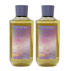 Bath and Body Works Snowflakes Cashmere bottle front, richly scented shower gel