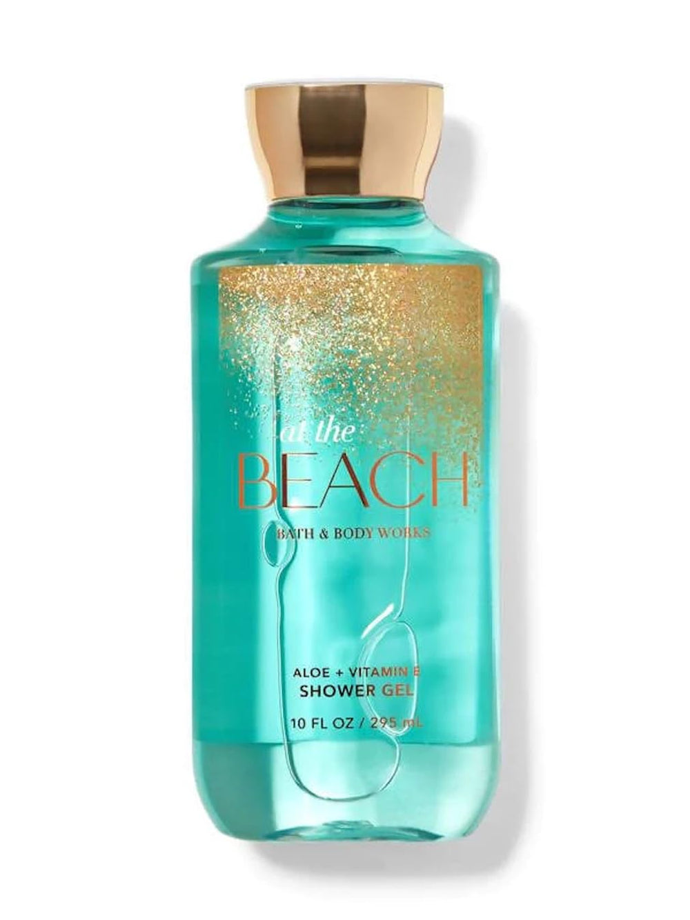 Bath and Body Works Signature Collection shower gel at the beach bottle pour promotes a refreshing cleanse.