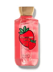 Bath & Body Works Strawberry Soda Shower Gel bottle artwork suggesting gentle daily cleanse