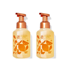 Bath & Body Works Sun-Washed Citrus foaming hand soap bottle nourishes hands.