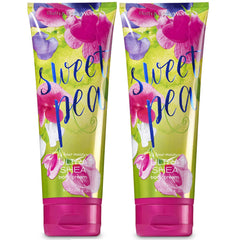 Bath & Body Works Sweet Pea Ultra Shea Cream 2-pack jar, rich moisture for daily use