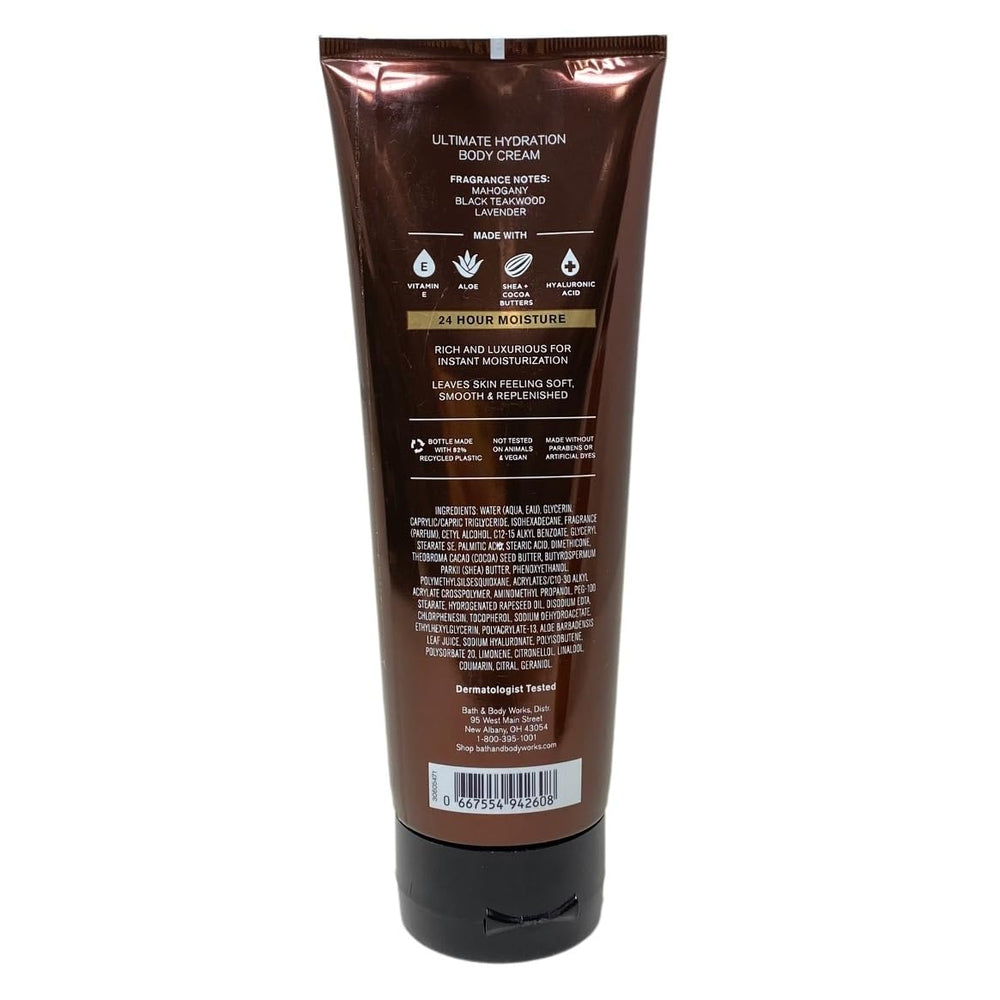 Bath & Body Works Teakwood Ultra Shea Body Cream nourishes skin after showers