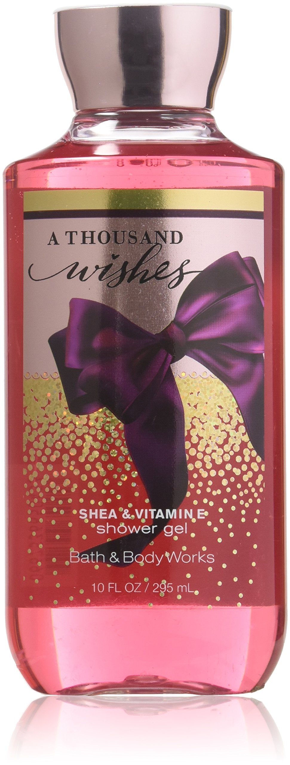 Bath & Body Works A Thousand Wishes shower gel bottle front for daily refreshment.