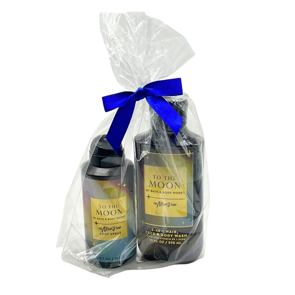 Bath & Body Works To The Moon 3-in-1 wash bottle cleanses and conditions skin.