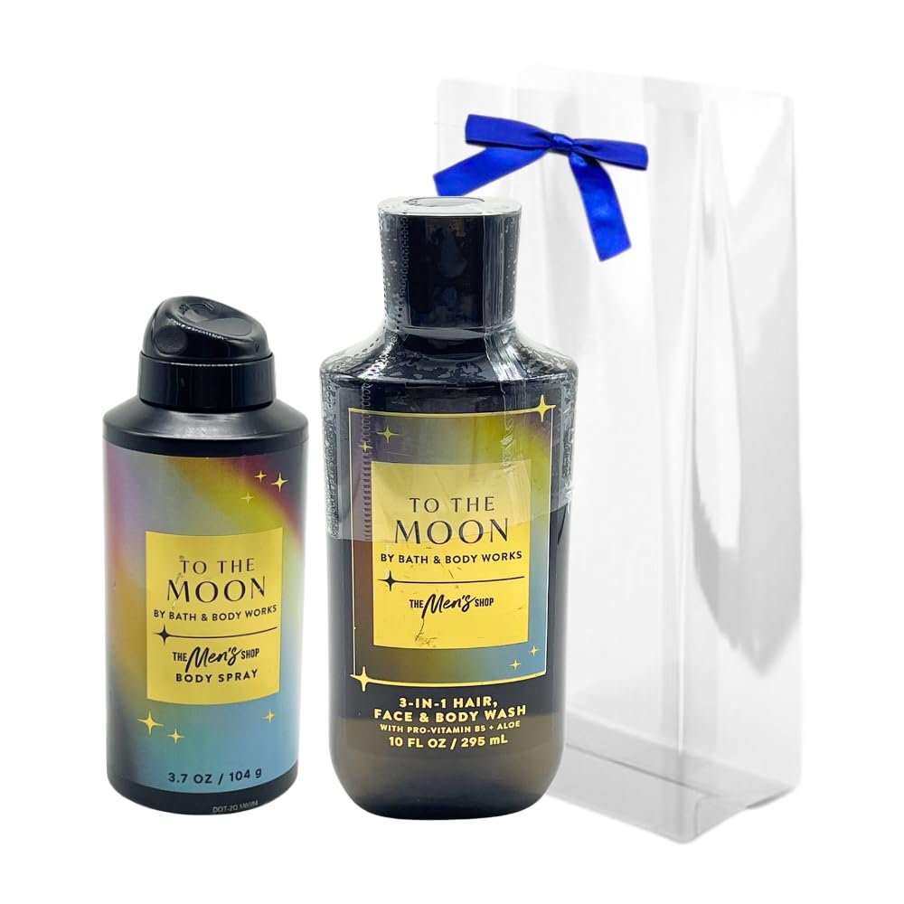 Bath & Body Works To The Moon body spray bottle for quick daily refresh.
