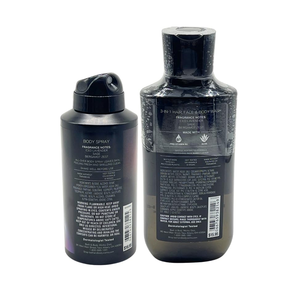 Bath & Body Works To The Moon packaging with blue bow.