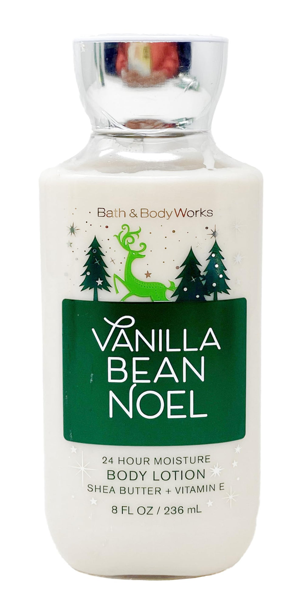 Bath & Body Works Vanilla Bean Noel fragrance mist bottle for long-lasting scent.