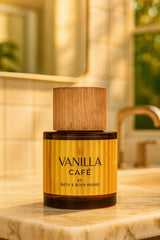 Bath & Body Works Vanilla Café perfume ready to wear for everyday warmth.