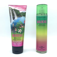 Bath & Body Works Waikiki Beach Coconut body cream nourishes skin for daily pampering.