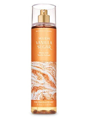 Bath & Body Works Warm Vanilla Sugar fragrance mist bottle offers lightweight fragrance and instant refreshment