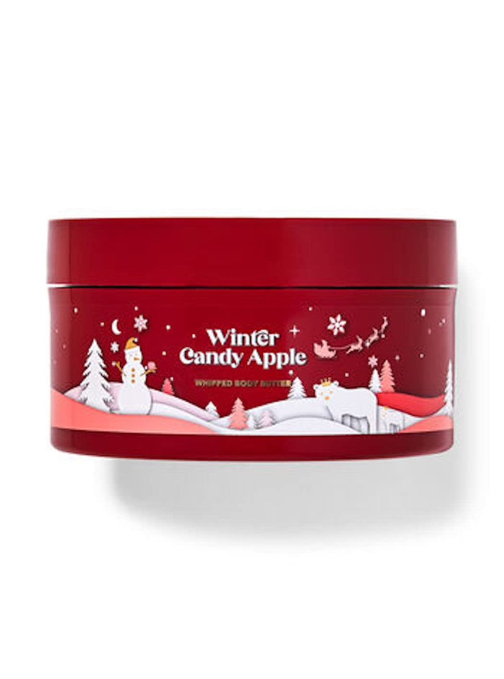 Bath and Body Works Winter Candy Apple Butter application demonstrates quick absorption and hydration