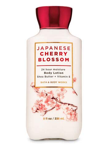 Japanese Cherry Blossom body lotion tube ready for quick hydration ritual.