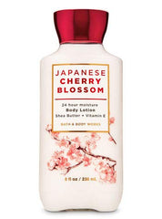 Japanese Cherry Blossom body lotion tube ready for quick hydration ritual.