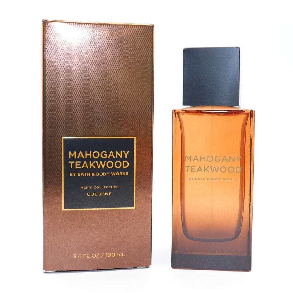 Bath & Body Works Marble Men's Fragrance Mahogany Teakwood bottle for all-day wear.