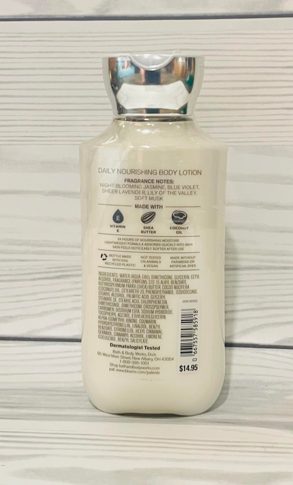 Moonlight Path 2-pack lotion packaging labels with floral scent and moisturizing formula.