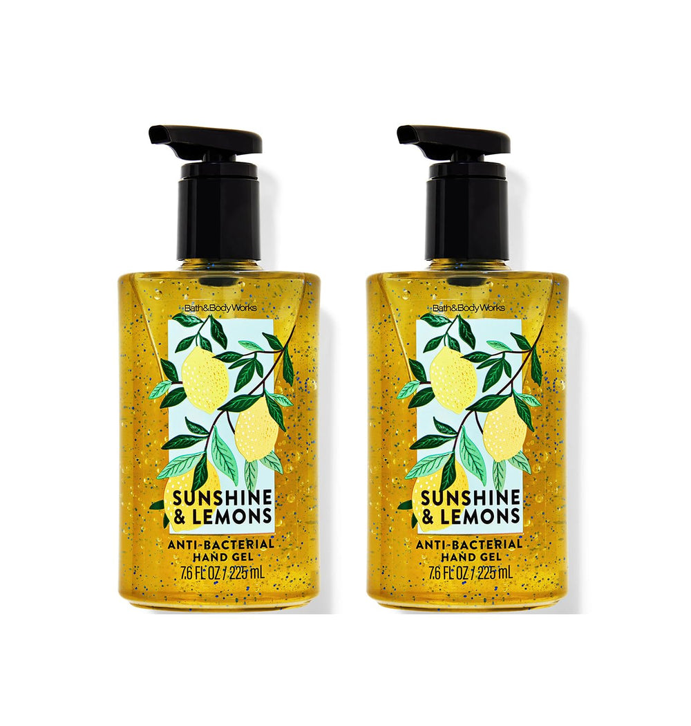 Bath & Body Works Sunshine & Lemons hand gel two-pack moisturizes hands