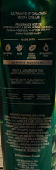 Close-up of creamy Vanilla Bean Noel texture in a 2-pack for nourished skin.