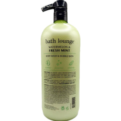 Bath Lounge Watermelon & Fresh Mint lather in shower delivers rich foam.