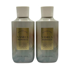 Bath and Body Works Vanilla Romance product close-up highlighting fragrant notes.