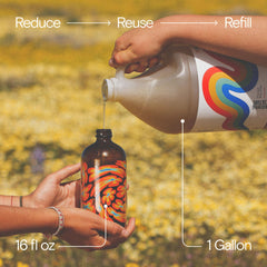 Bathing Culture Meadow Vision water drops imply gentle cleansing and hydration cues.