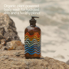 Bathing Culture Break Water foaming lather demonstrates gentle cleanse for body and face.
