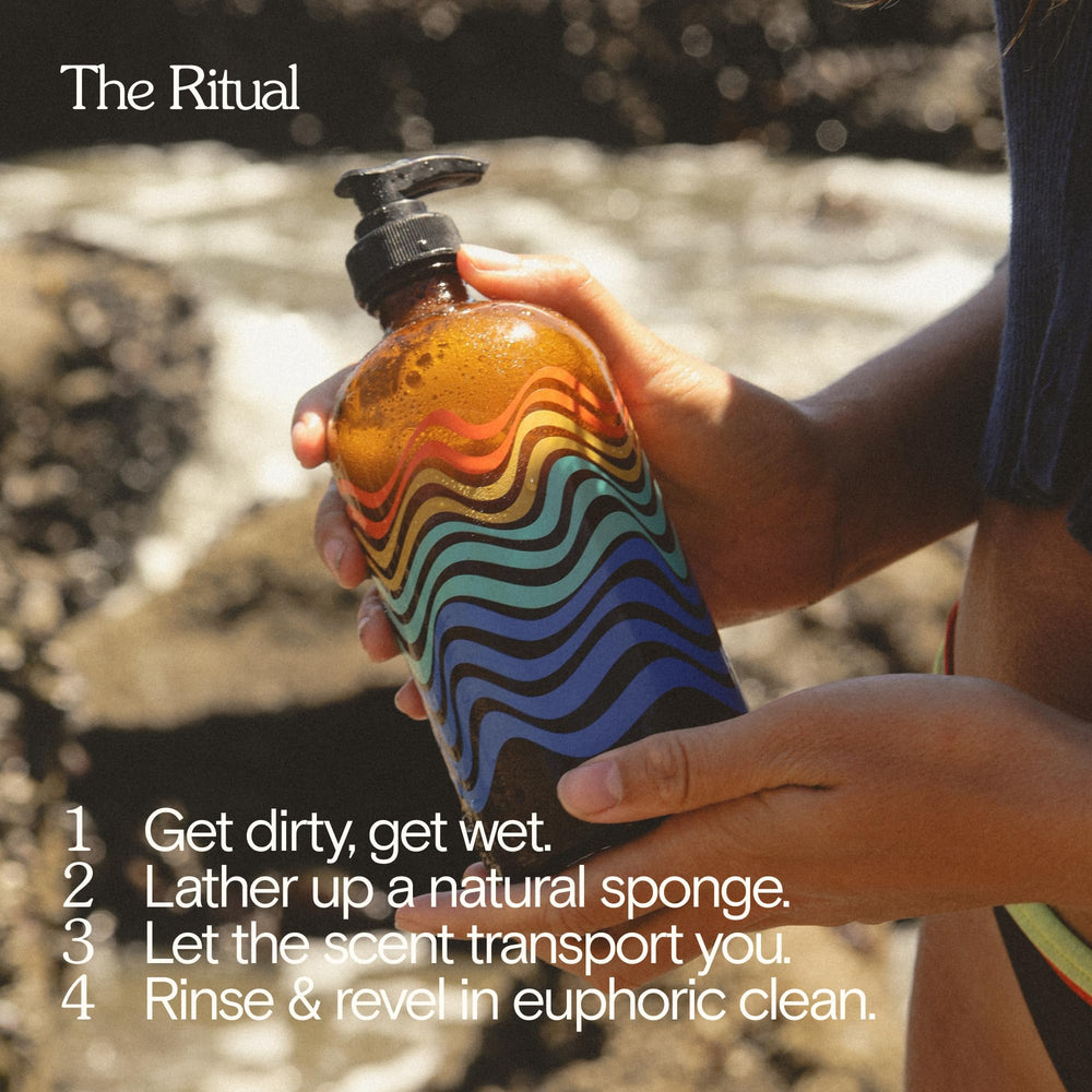 Bathing Culture organic aloe, shea, and olive oil ingredients hydrate skin during cleansing.