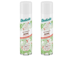 Batiste Bare Dry Shampoo bottle closeup showing lightweight formula for refreshing between washes