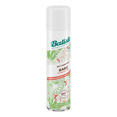 Batiste Bare Dry Shampoo packaging on display for on-the-go freshness.